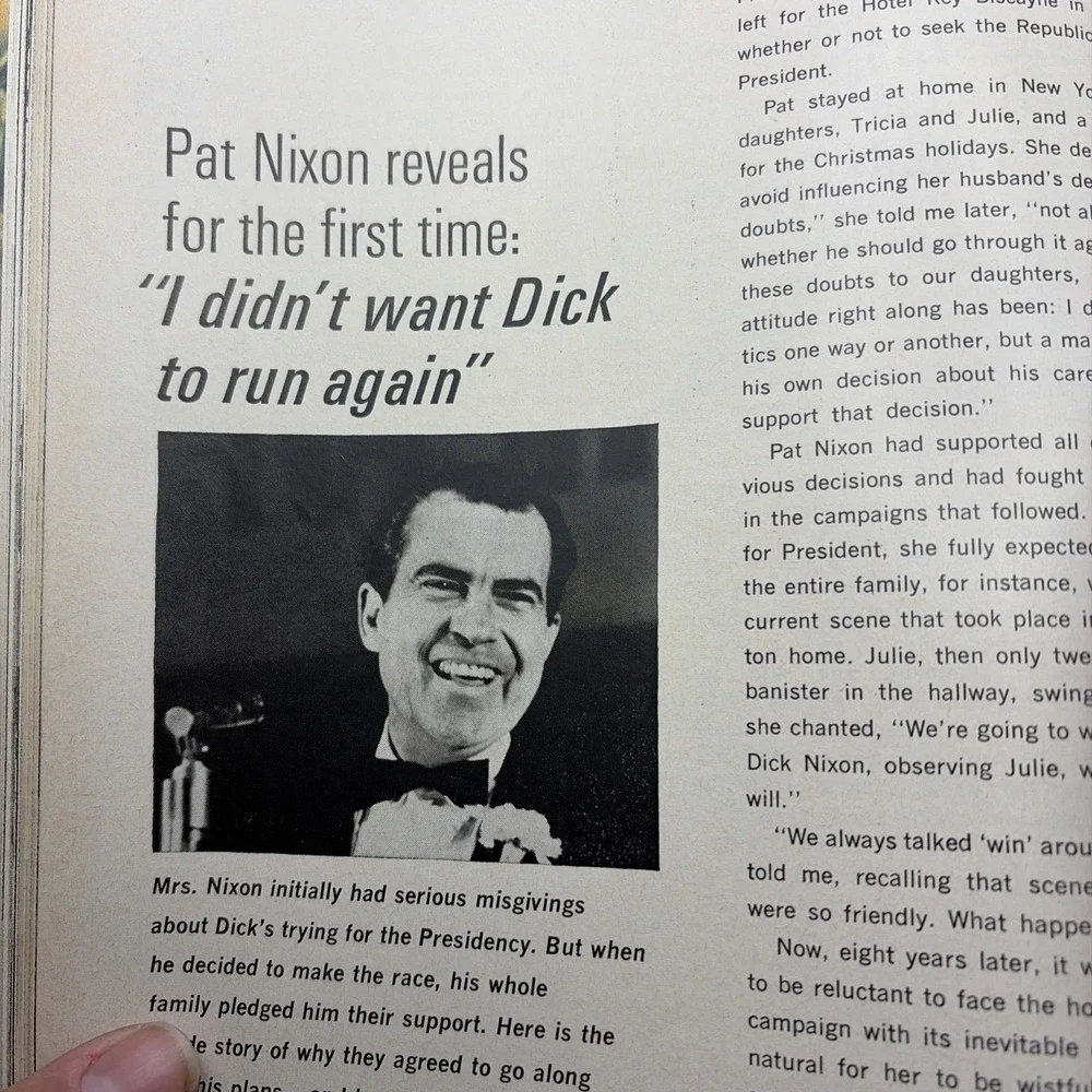 Good Housekeeping Magazines 1968. Kennedy, Nixon, Liza Minnelli, Judy Garland:)
